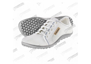 Leguano Aktiv Barfußschuh weiß Schnürschuh