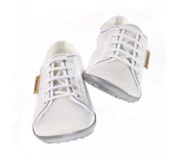 Leguano Aktiv Barfußschuh weiß Schnürschuh