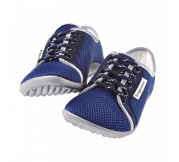 Leguano Aktiv Barfußschuh ozeanblau Schnürschuh