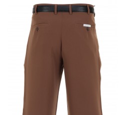 H.K. Mandel Swinghose braun, Boogiehose, Bundfalte