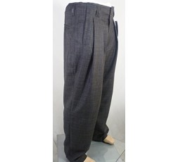 Phönix Boogiehose schwarz Nadelstreifen Bundfalten H.K. Mandel Tanzhose