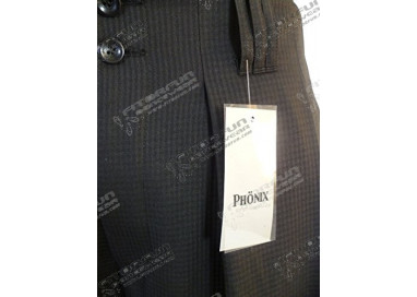 Phönix Boogiehose schwarz Nadelstreifen Bundfalten,H.K. Mandel Tanzhose