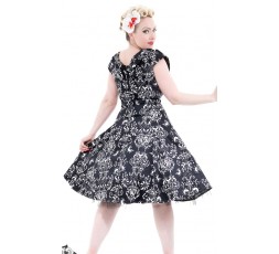 Petticoatkleid 50er Jahre, Fifties, Off Shoulder Dress, 6847, Hearts of Roses, Vintage Mode