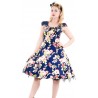 Petticoatkleid 50er Jahre, Fifties, Vintage Flowers Dress 6645 H & R London handrlondon Hearts&Roses, Pin Up Rockabilly