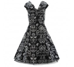 Petticoatkleid 50er Jahre, Fifties, Off Shoulder Dress, 6847, Hearts of Roses, Vintage Mode