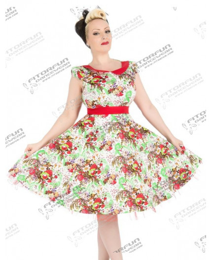 Petticoatkleid 50er Jahre, Fifties, Springtime, Jenny Dress 9392 H & R London handrlondon Hearts&Roses