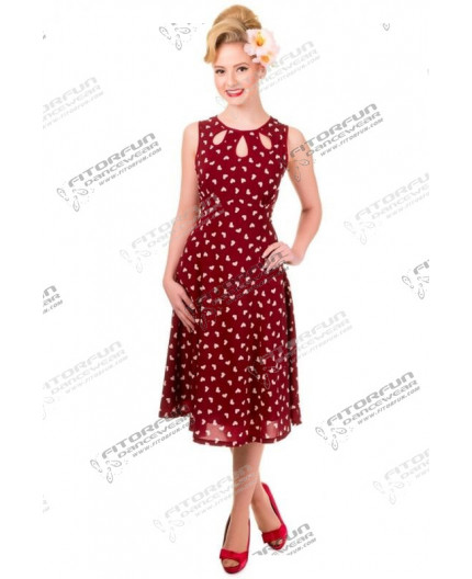 Retro Kleid 50er Jahre, Fifties, Songbird Dress, 5052, Bannes Apparel, Swingkleid