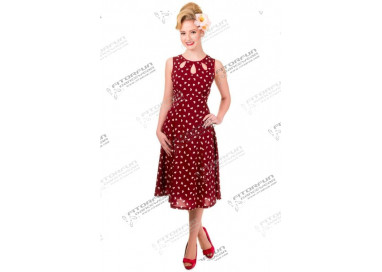 Retro Kleid 50er Jahre, Fifties, Songbird Dress, 5052, Bannes Apparel, Swingkleid