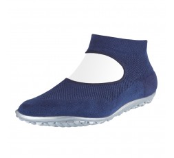 leguano Ballerina blau, Barfußschuh, leguano,