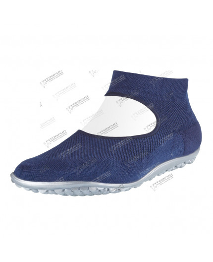 leguano Ballerina blau, Barfußschuh, leguano,