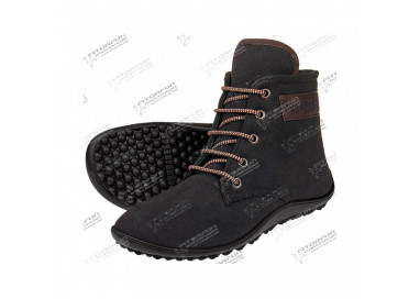 Leguano Chester Barfußschuh braun warm Winter