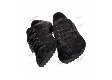 Leguano Aktiv Barfußschuh lava-schwarz Schnürschuh