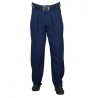 H.K. Mandel Boogiehose navy Bundfaltenhose 50er 301711