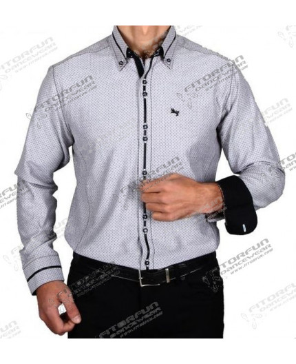 H.K. Mandel Tanzhemd Designerhemd SlimFit