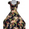 Petticoatkleid 50er Jahre, Fifties, Vintage Flowers Dress 6645 H & R London handrlondon Hearts&Roses, Pin Up Rockabilly