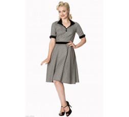 Petticoatkleid 50er Jahre, Fifties,  dogtooth-swept-of-her-feet-5142, Banned Apparel, Dancing Days