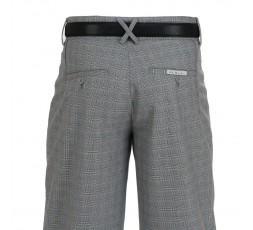 H.K. Mandel Boogiehose kariert Bundfaltenhose 50er