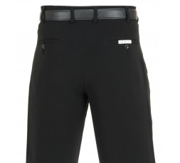 H.K. Mandel Swinghose schwarz Boogiehose Bundfalte