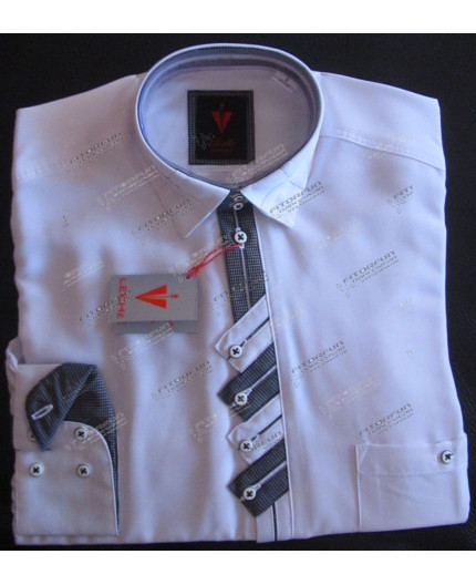 Leché Designerhemd Luxushemd, Boogiehemd Leche, Boogie Woogie, Microfaser, H.K. Mandel, Tanzhemd