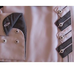 Leché Designerhemd Luxushemd, Boogiehemd Leche, Boogie Woogie, Microfaser, H.K. Mandel, Tanzhemd