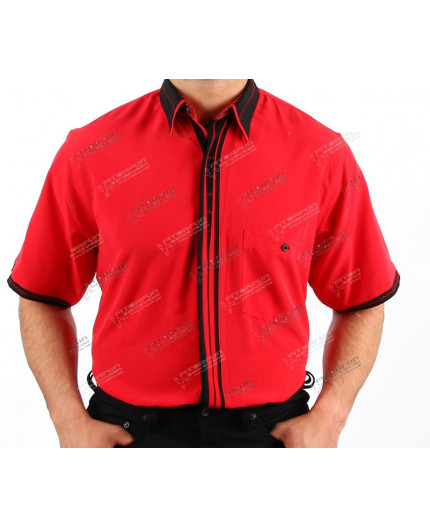 Leché Designerhemd Luxushemd, Boogiehemd Leche, Boogie Woogie, Microfaser, H.K. Mandel, Tanzhemd