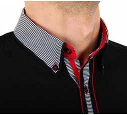 H.K. Mandel Tanzhemd Designerhemd Besonderes Hemd,3141