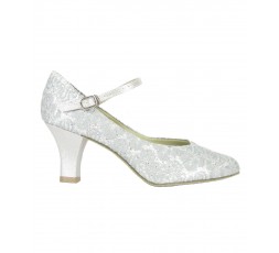 So Danca BL 166 Tanzschuhe 6cm Standardschuhe-silber-brautschuhe
