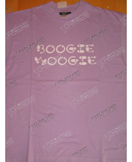 T-Shirt helles violett Boogie Woogie Steps Gr. L (HA-TSH-Step-FLV)