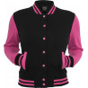 urban-classics-2-tone-collegejacke-ladies-schwarz-pink-tb218