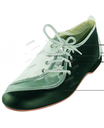bleyer-soslayo-schnürschuh-schwarz-weiss-silber-Ledersohle