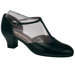 bleyer-yvonne-4401-schwarz-chromledersohle Tanzschuhe,