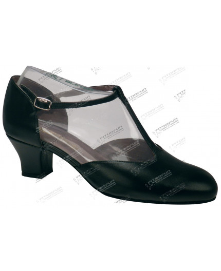 bleyer-yvonne-4401-schwarz-chromledersohle Tanzschuhe,