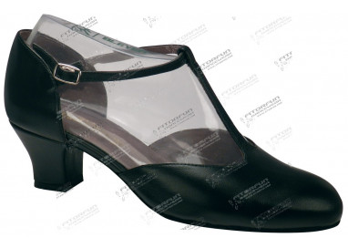 bleyer-yvonne-4401-schwarz-chromledersohle Tanzschuhe,