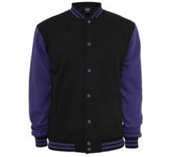 urban-classics-2-tone-collegejacke-schwarzlila-tb207