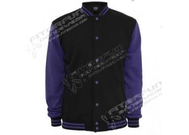 urban-classics-2-tone-collegejacke-schwarzlila-tb207