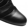 9240-tanzschuhe-schwarz-mit-chromledersohle-5-cm-absatz-Standardschuhe, Charakterschuhe, Balboa, Swing, Chromledersohle, Boogie
