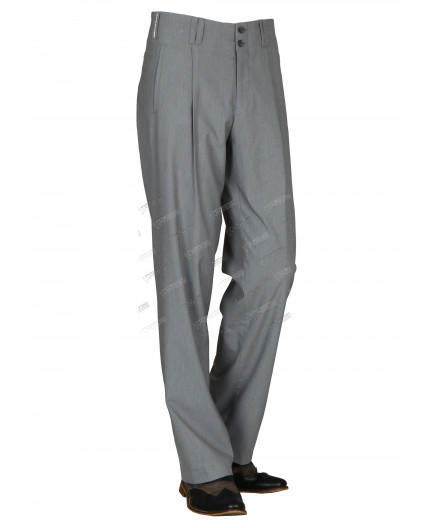 H.K. Mandel Swinghose grau, Boogiehose, 50 er