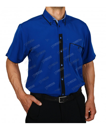 H.K. Mandel Tanzhemd Designerhemd Besonderes Hemd, Leché, Leche Kurzarm