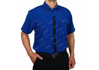 H.K. Mandel Tanzhemd Designerhemd Besonderes Hemd, Leché, Leche Kurzarm