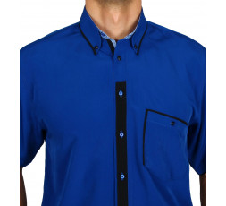 H.K. Mandel Tanzhemd Designerhemd Besonderes Hemd, Leché, Leche Kurzarm