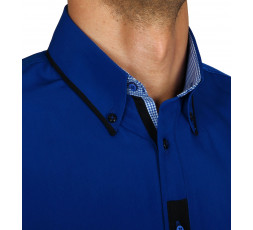 H.K. Mandel Tanzhemd Designerhemd Besonderes Hemd, Leché, Leche Kurzarm