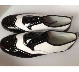 Bleyer-Tanzschuhe-7134-102-Lack-Boogie-Woogie-Swing-schwarz-weiss