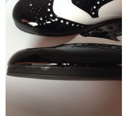 Bleyer-Tanzschuhe-7134-102-Lack-Boogie-Woogie-Swing-schwarz-weiss