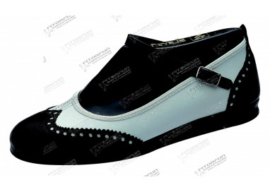 bleyer-strap-lindy-hoper-schwarzweiss-7141-b-ware-gr-38