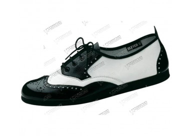 Bleyer-Tanzschuhe-7134-102-Lack-Boogie-Woogie-Swing-schwarz-weiss