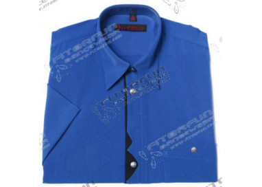 Hemd Kurzarm blau - 21105V15K