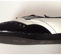 Bleyer-Tanzschuhe-7134-102-Lack-Boogie-Woogie-Swing-schwarz-weiss