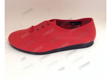 Bleyer Casual rot mit schwarzer Sohle - 7640