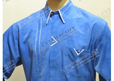 Hemd Langarm royalblau - 3565ML