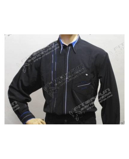 Hemd Langarm schwarz - 3567ML